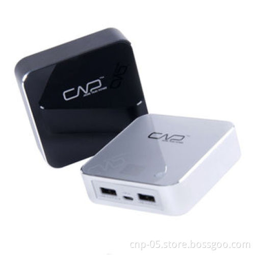 Power Bank, 6600mAh High Capacity/Dual USB Output/LCD Figure Indicates Power Level